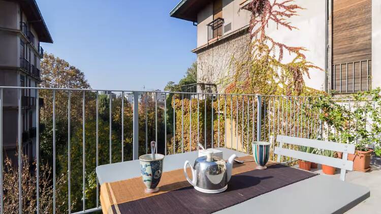 The leafy, terraced studio in Brera The leafy, terraced studio in Brera