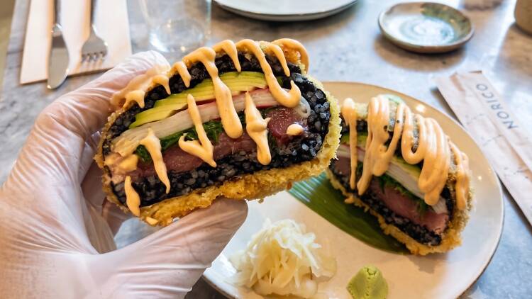 Norico, burger de sushi, Barcelona Norico, burger de sushi, Barcelona