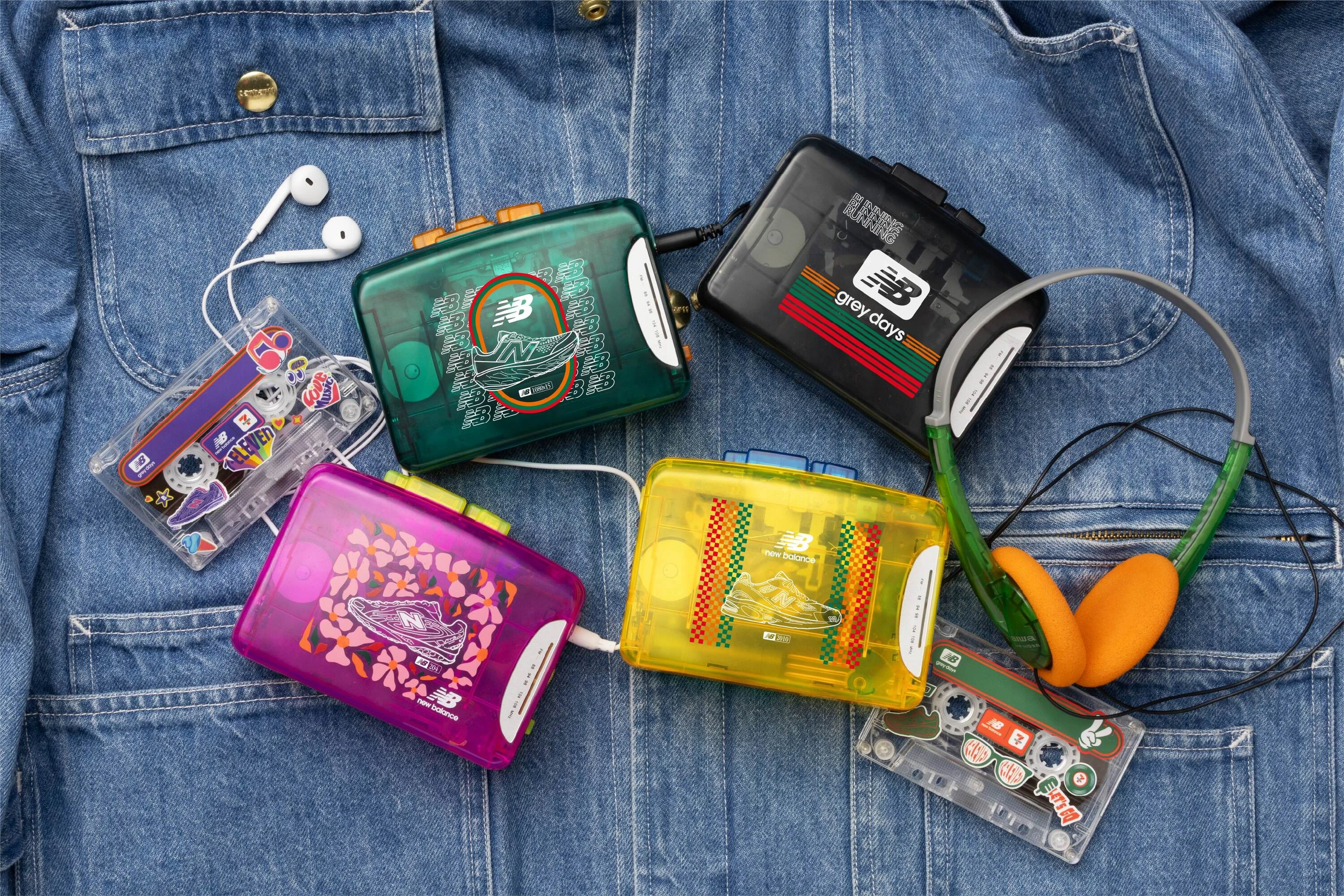  7-Eleven x New Balance Retro Cassette Players