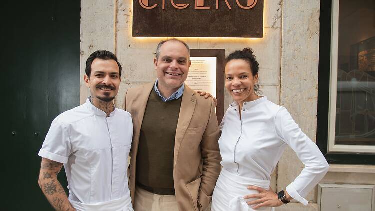 Felipe Neves, Paulo Macedo e Alessandra Montagne