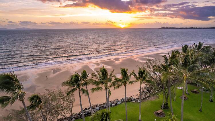 Beach at sunrise