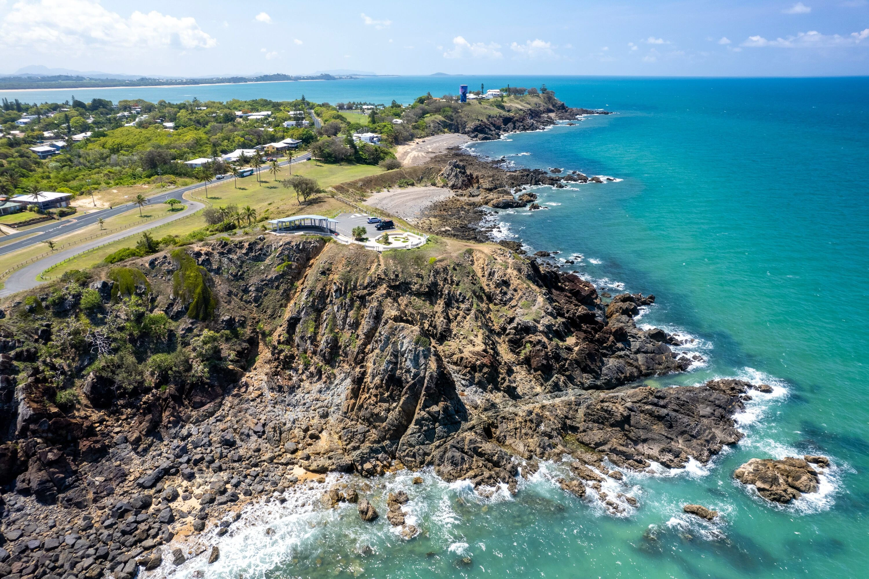 Aerial of beach