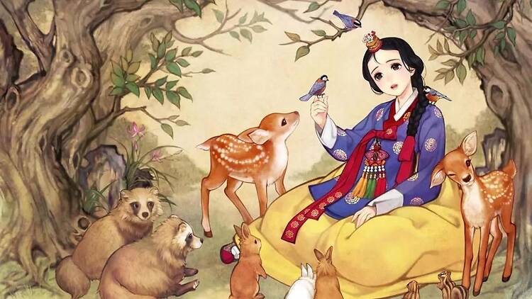 Historias revestidas de Hanbok.