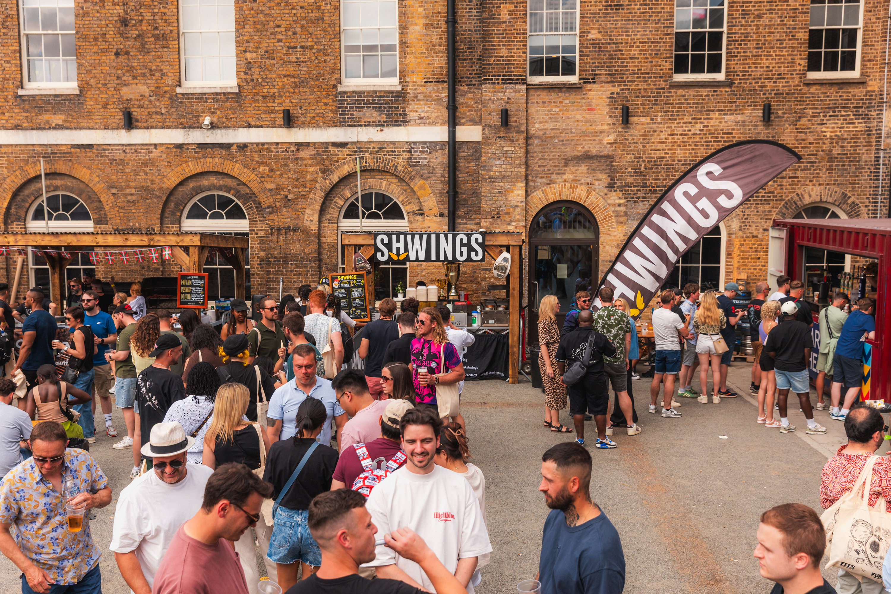 Crowds at the previous Fume food festival