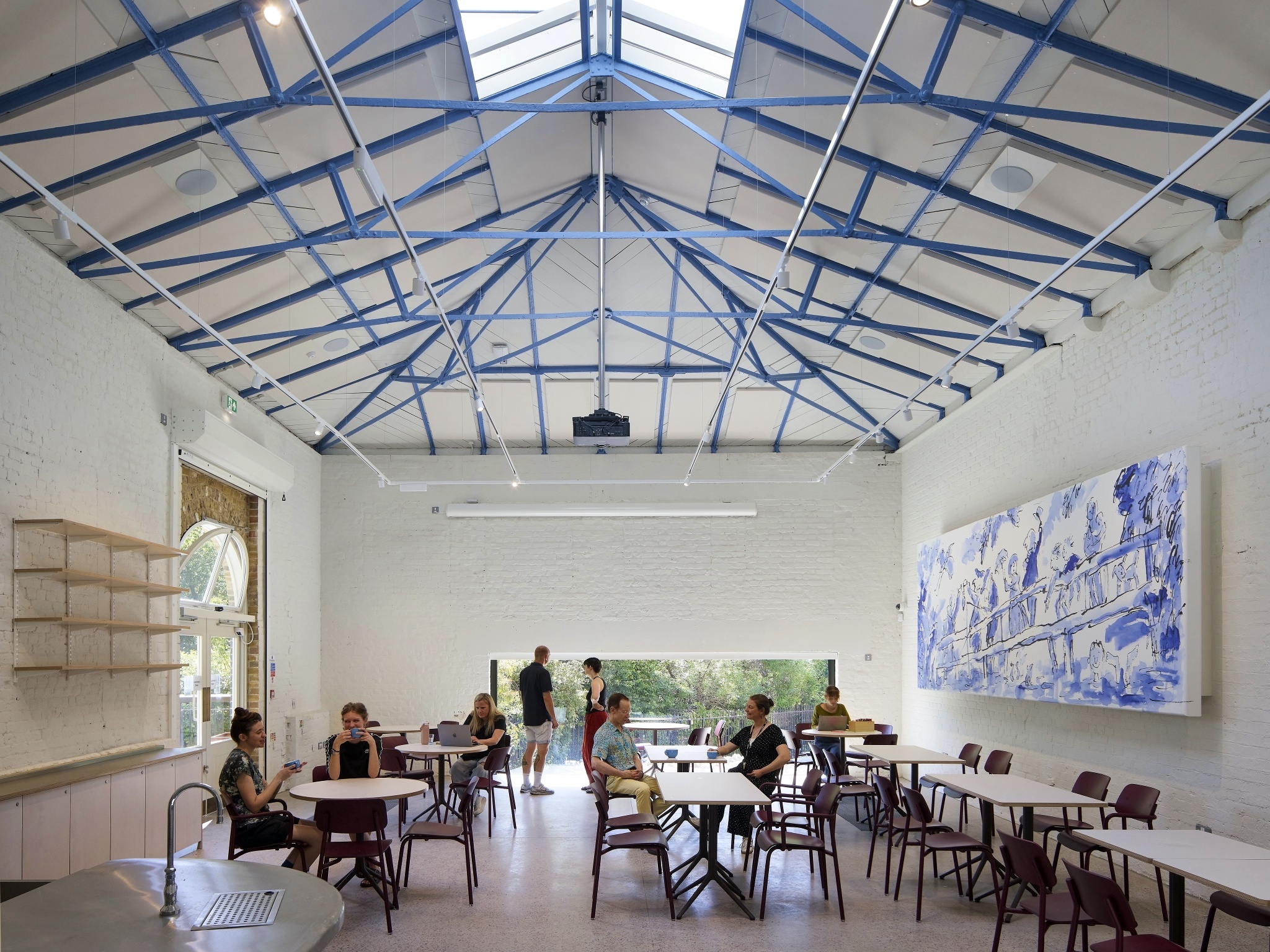 The Cafe at the Quentin Blake Centre for Illustration