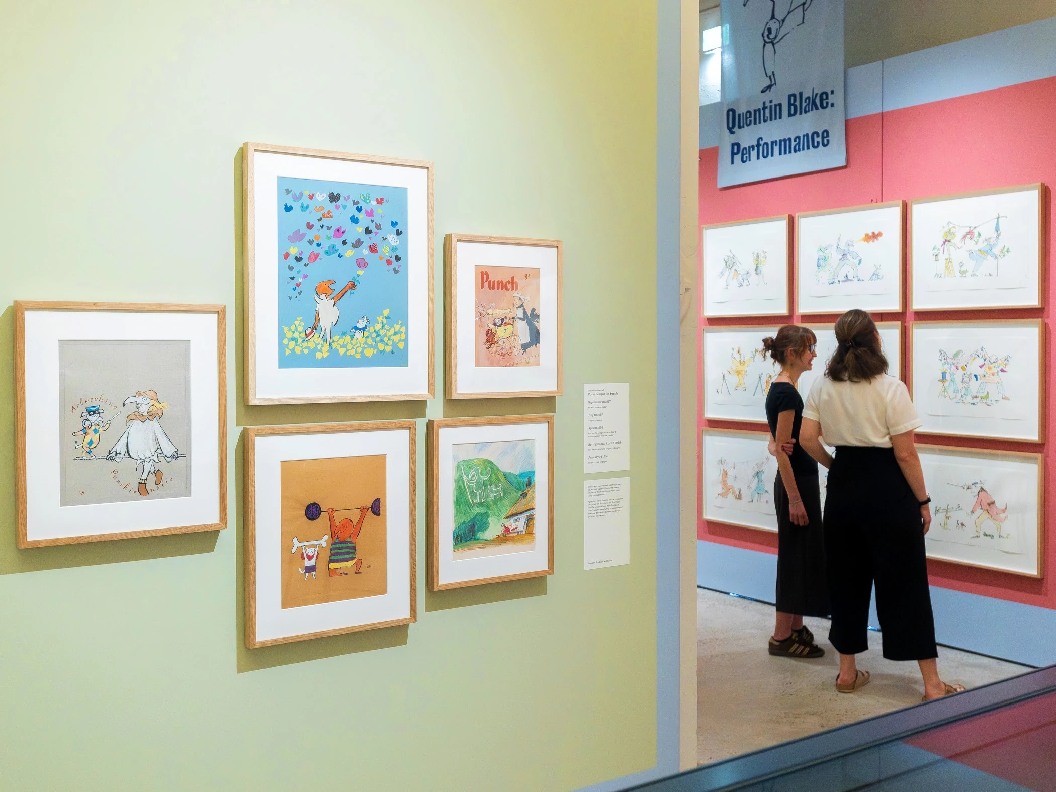 Inaugural exhibition &lsquo;Quentin Blake: Performance&rsquo; 