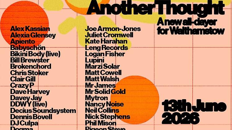 Artwork for Another Thought day party in Walthamstow