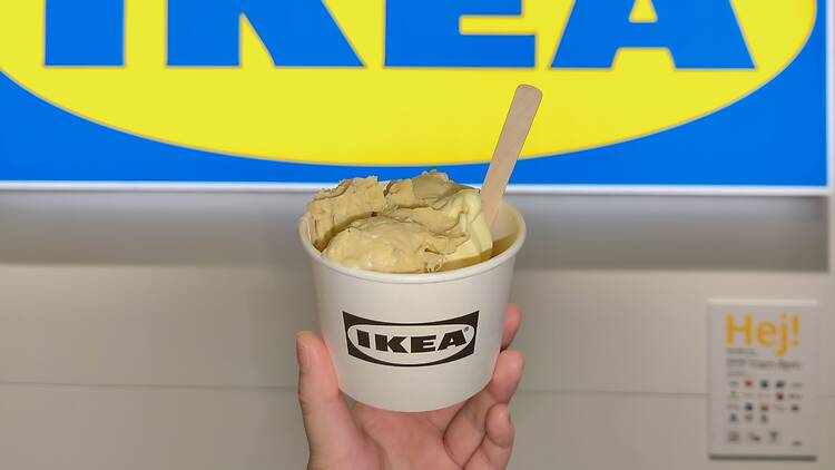 IKEA durian sundae