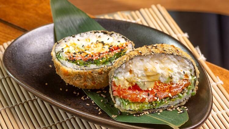 Hamburguesa de sushi 