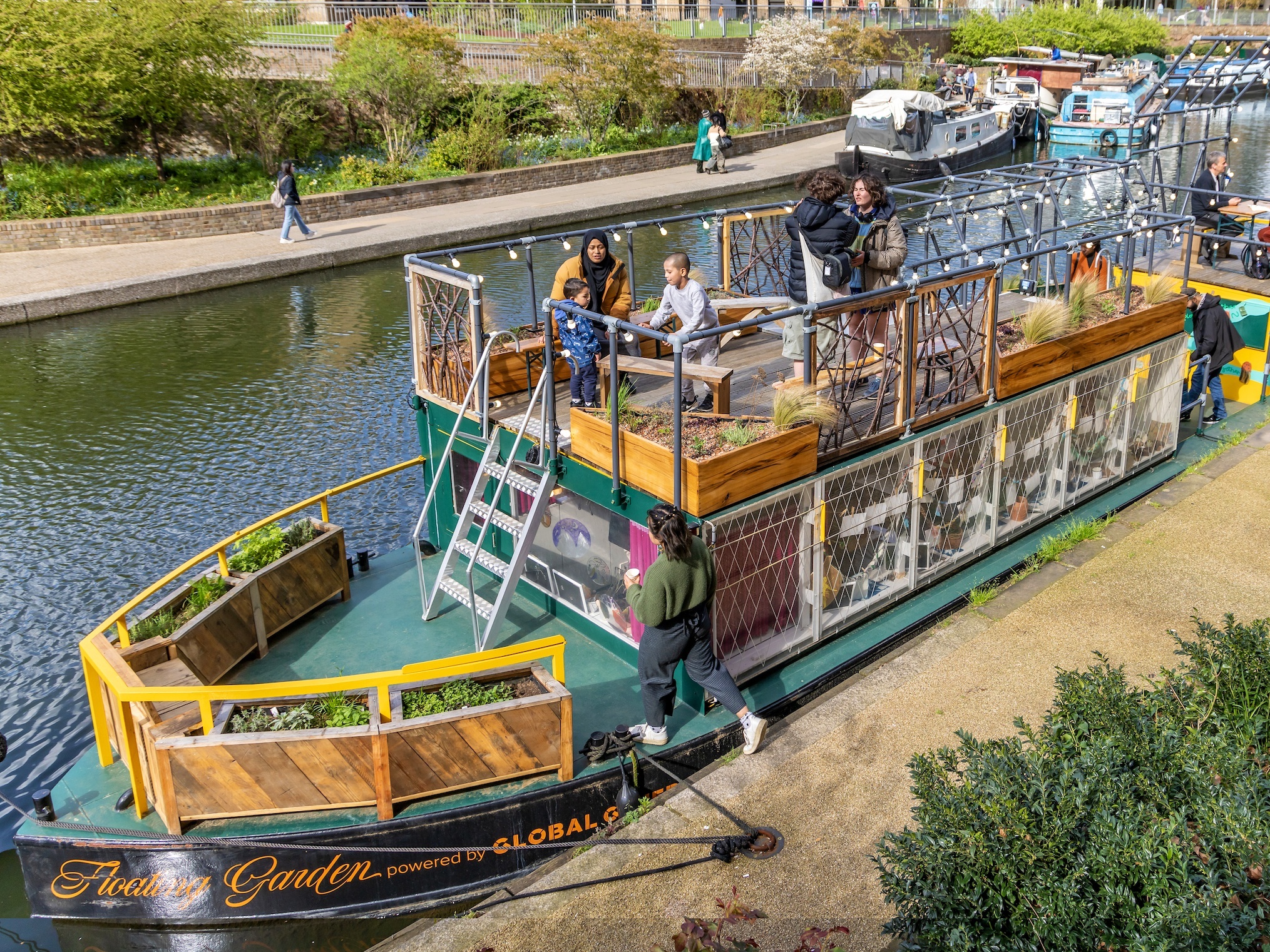 The Floating Garden on Regent’s Canal