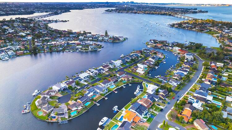 A view from Sylvania Waters overlooking the beautiful city of Sydney