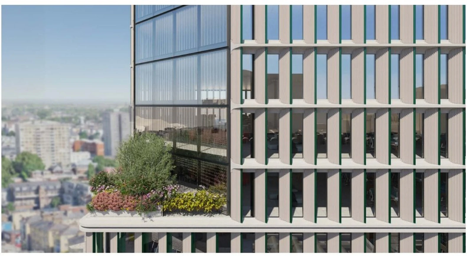 Render of plans for One Silk Street 