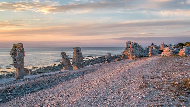 Experience the sunset on Fårö, Gotland Experience the sunset on Fårö, Gotland