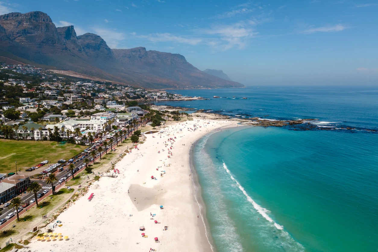 Camps Bay beach in Cape Town
