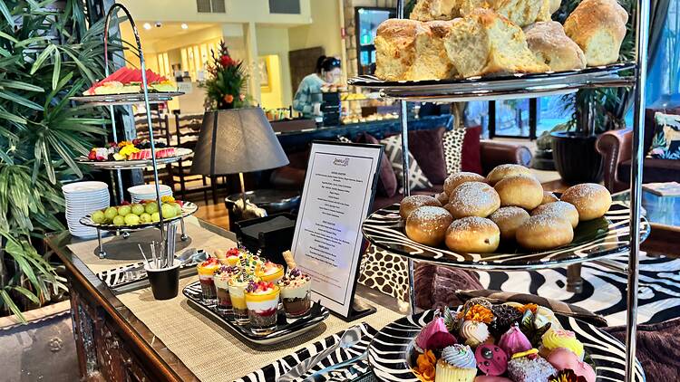 High tea spread
