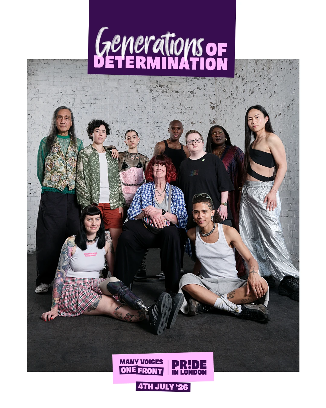 Pride in London &lsquo;Many Voices. One Front&rsquo; campaign