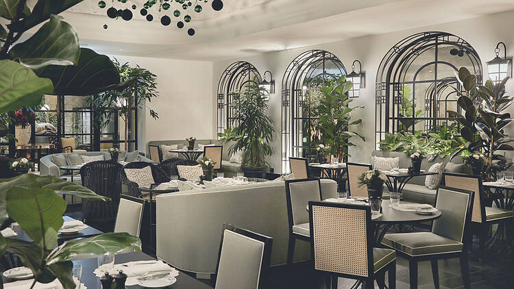 Cafe Floretta at The Carlton hotel in Milan, Italy