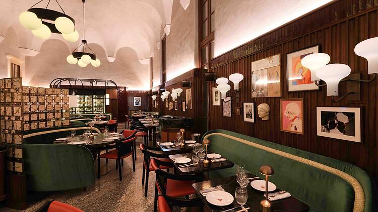 Beef Bar restaurant at the Portrait Milano in Milan, Italy