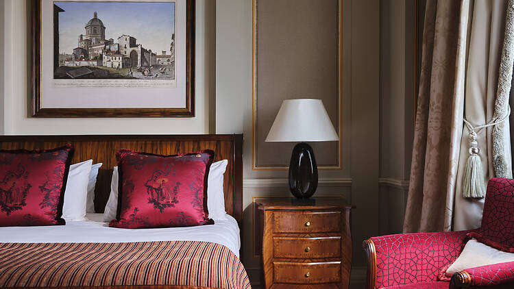 Classic room at the Hotel Principe di Savoia in Milan, Italy