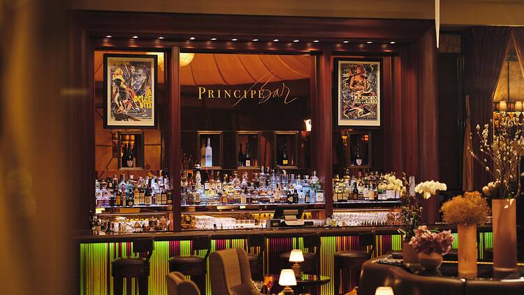 Principe Bar at Hotel Principe di Savoia in Milan, Italy