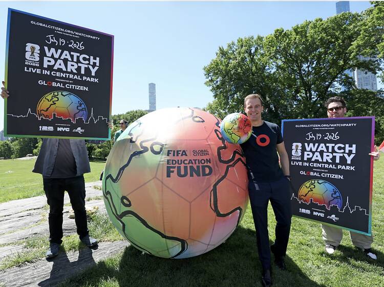 Global Citizen is hosting a free World Cup watch party in Central Park next month