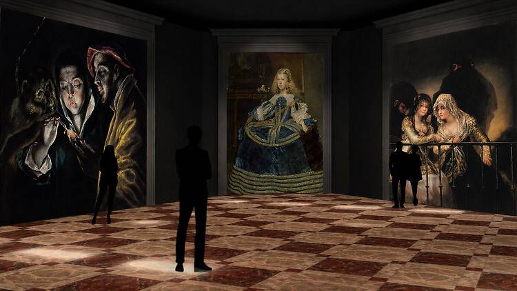 El Greco, Velázquez, Goya: La Triada Inmortal (NOMAD Museo Inmersivo). El Greco, Velázquez, Goya: La Triada Inmortal (NOMAD Museo Inmersivo).