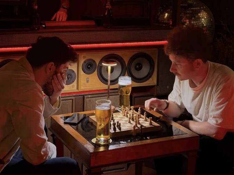 Shuffle into Le Cafe des Stagiaires for chess, beats and beautiful strangers Shuffle into Le Cafe des Stagiaires for chess, beats and beautiful strangers