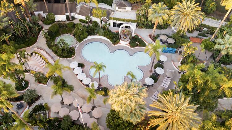 Soak in some mineral waters at Glen Ivy Hot Springs