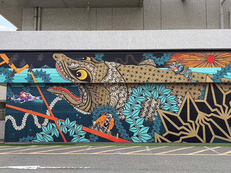 This beloved Expo 2025 mural has found a new home on Osaka’s biggest art trail