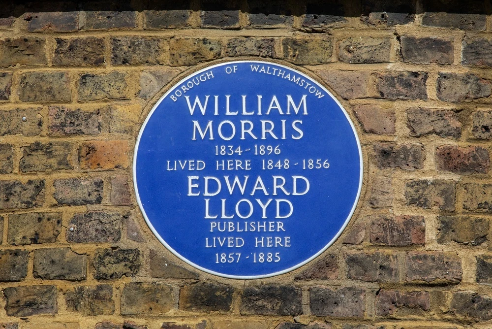 William Morris blue plaque