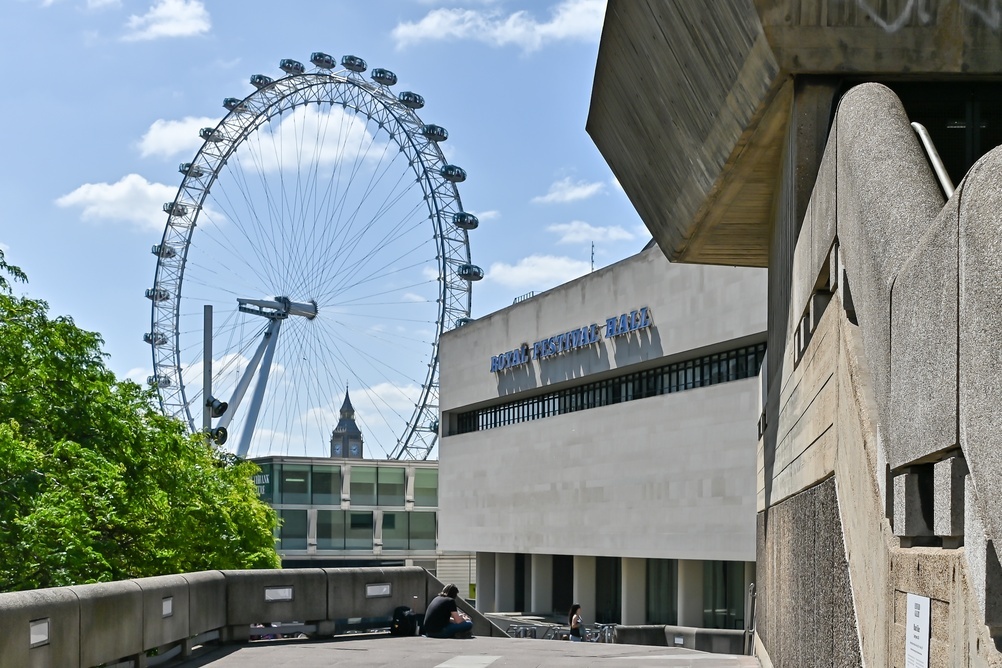The London Eye and Royal Festival Hall, London