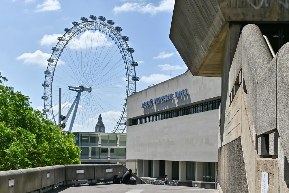 The London Eye and Royal Festival Hall, London