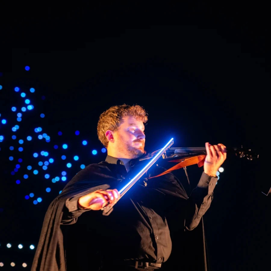 Espectacle amb drons de Harry Potter