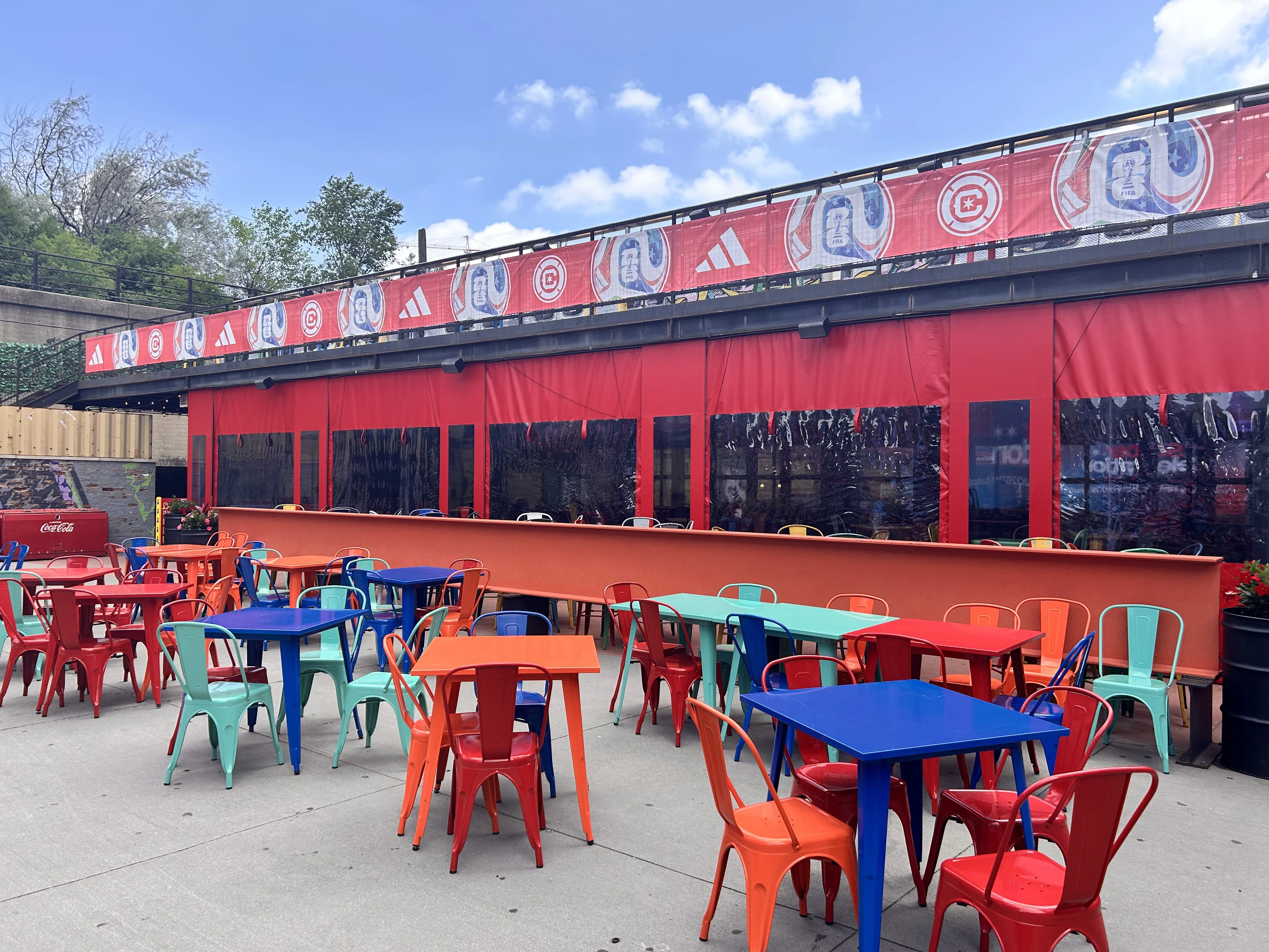 Recess' outdoor patio