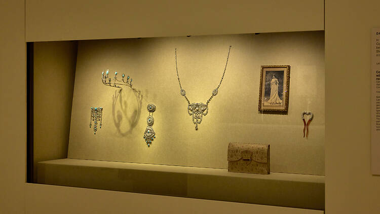 Cartier Diamonds on display at a gallery.