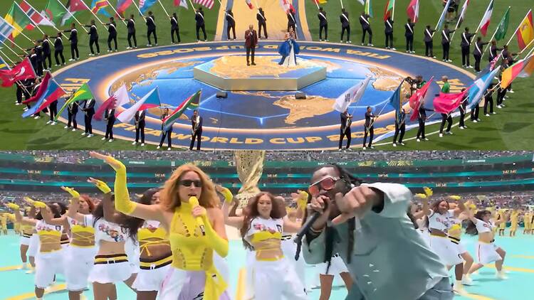2026世界盃開幕禮精華:世界盃主題曲女王 Shakira 演唱新曲〈Dai Dai〉 《Kpop 獵魔女團》Ejae 首亮相 2026世界盃開幕禮精華:世界盃主題曲女王 Shakira 演唱新曲〈Dai Dai〉 《Kpop 獵魔女團》Ejae 首亮相