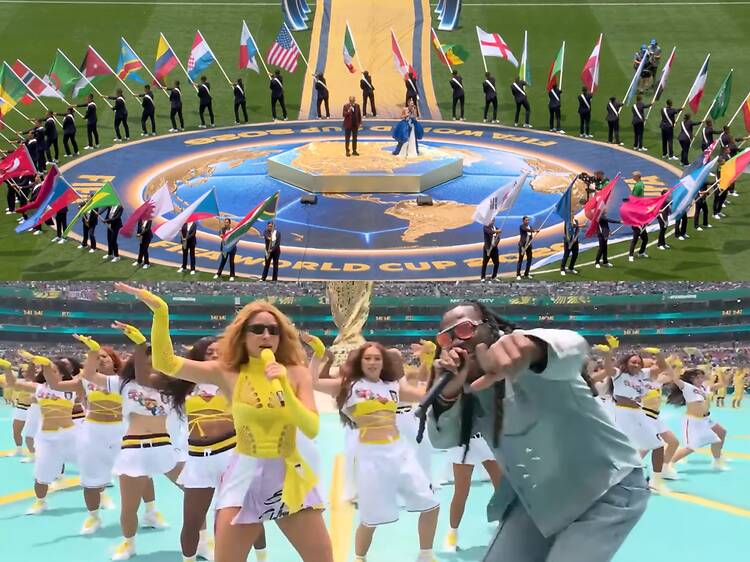 2026世界盃開幕禮精華:世界盃主題曲女王 Shakira 演唱新曲〈Dai Dai〉 《Kpop 獵魔女團》Ejae 首亮相 2026世界盃開幕禮精華:世界盃主題曲女王 Shakira 演唱新曲〈Dai Dai〉 《Kpop 獵魔女團》Ejae 首亮相