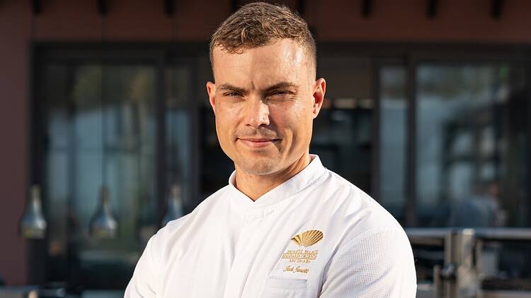 Australian-born chef Jack Jarrot, who heads the Michelin Guide-listed restaurant Sand & Koal Australian-born chef Jack Jarrot, who heads the Michelin Guide-listed restaurant Sand & Koal