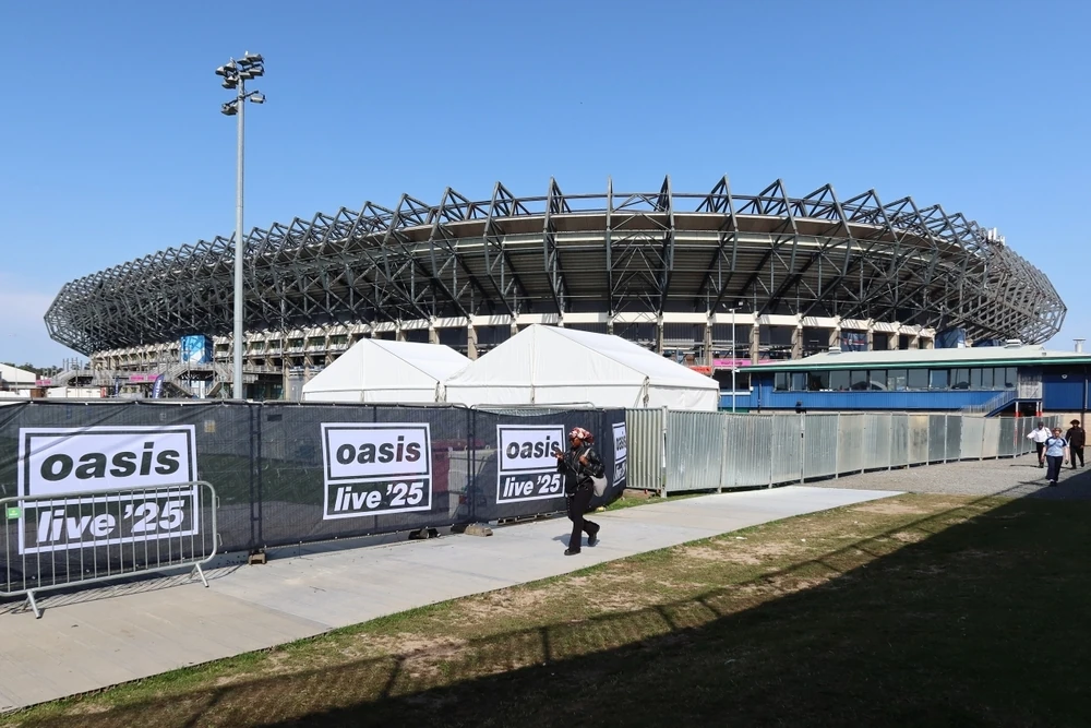Murrayfield during the Oasis gigs last summer