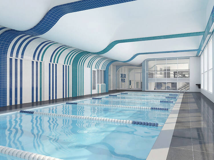 See the new pool opening at Chelsea Piers this September