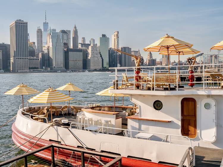 Check out this new floating bar aboard a decommissioned FDNY fireboat