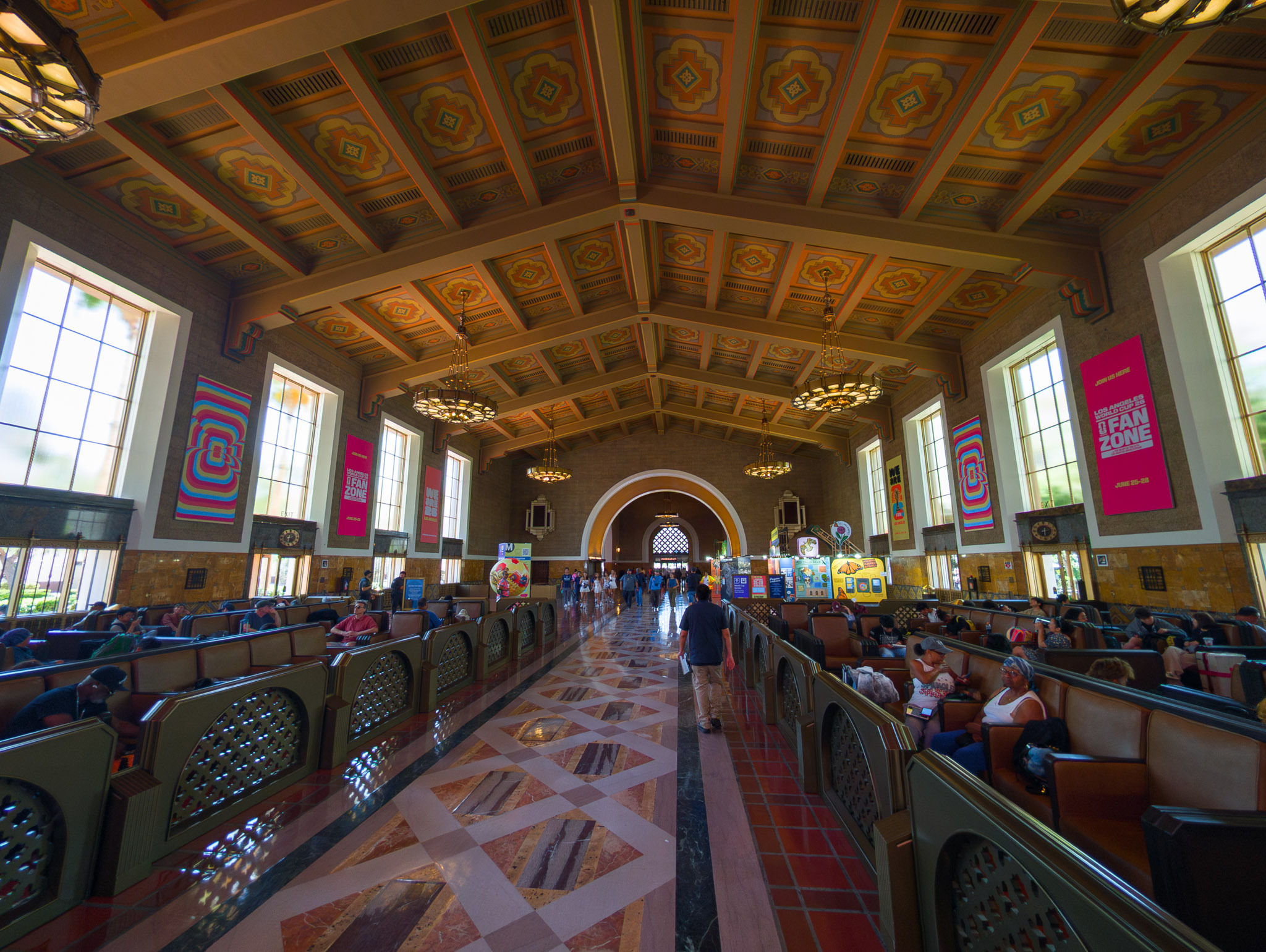 I took a $1.75 bus to L.A.’s World Cup opener. Here’s how it went.