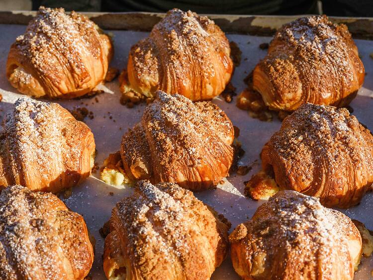 Elizabeth Hewson X Sonoma Bake Sale at Carriageworks Apple crumble–custard croissants
