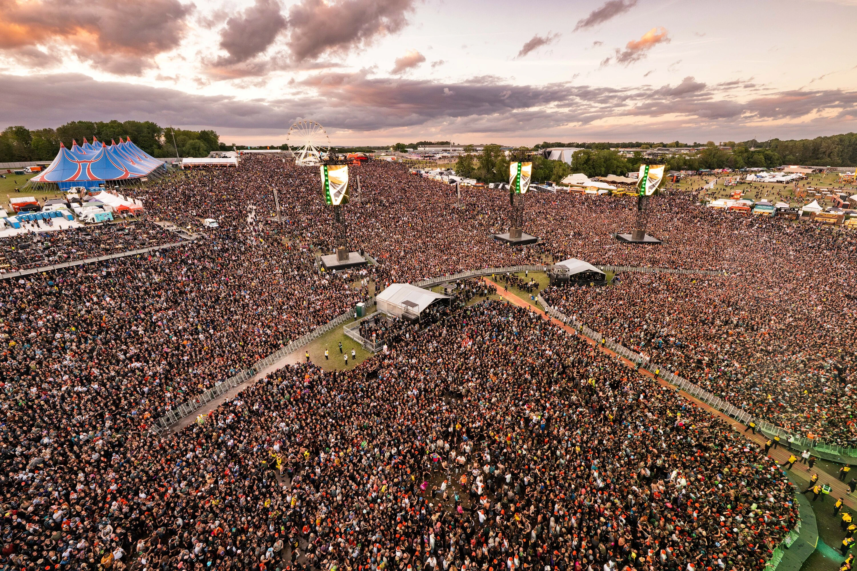 Limp Bizkit performing live at Download 2026