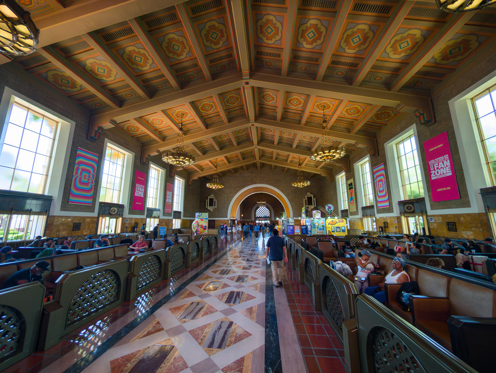 I took a $1.75 bus to L.A.’s World Cup opener. Here’s how it went.