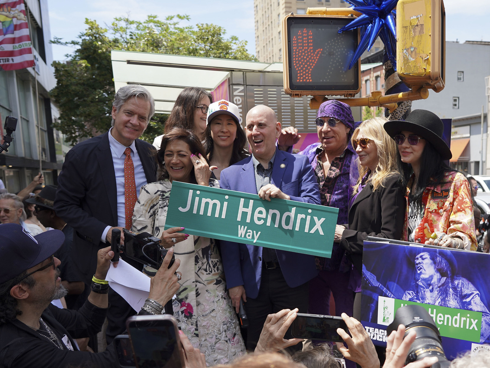 West 8th Street in the West Village has now been named after Jimi Hendrix