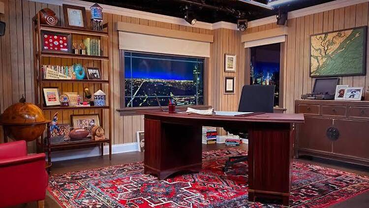 Stephen Colbert 'Late Night' desk Stephen Colbert 'Late Night' desk