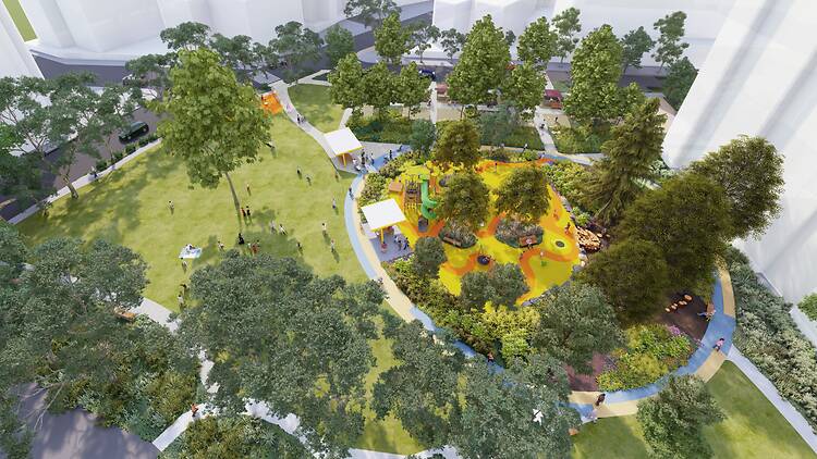 new park in Flemington render new park in Flemington render