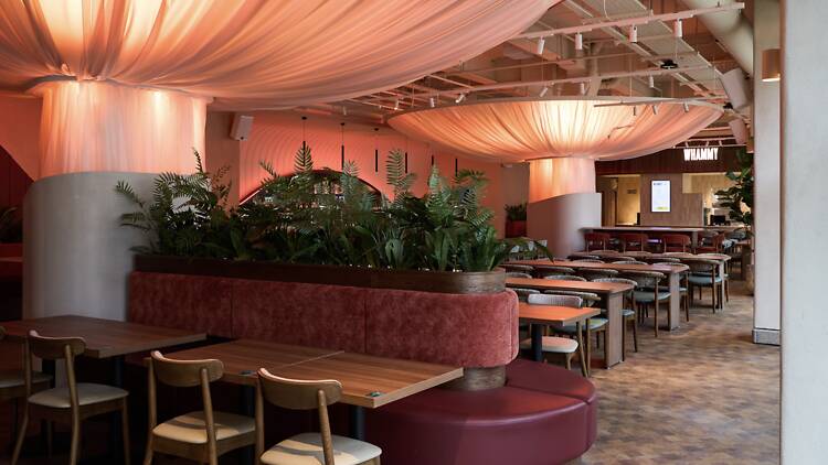 A brand new rooftop food market has opened on top of one of west London’s mightiest landmarks