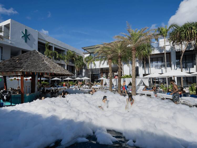 Dive into foam-filled action at KUDO Beach Club Dive into foam-filled action at KUDO Beach Club